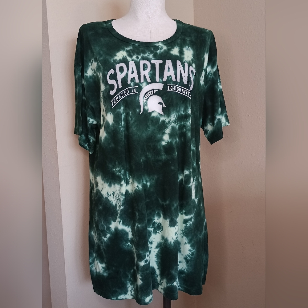 Michigan State Spartans Tie Dye T-shirt NWT